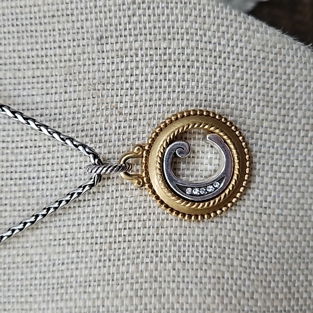 Brighton necklace and letter "c" pendant - Picture 2 of 5